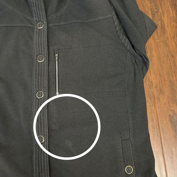 KUHL Womens Krush Jacket Top #4261 Snap Front Thumbholes Stretch Outdoor - Picture 3 of 13